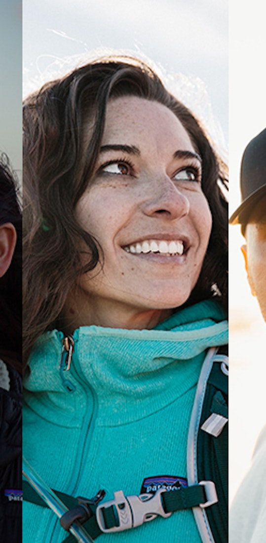 Portraits of Oboz Footwear ambassadors.