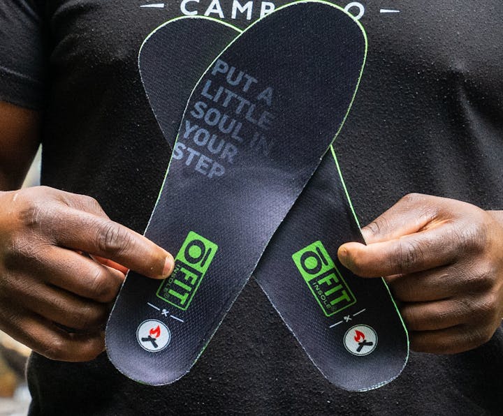 Oboz Black Folks Camp Too insole.