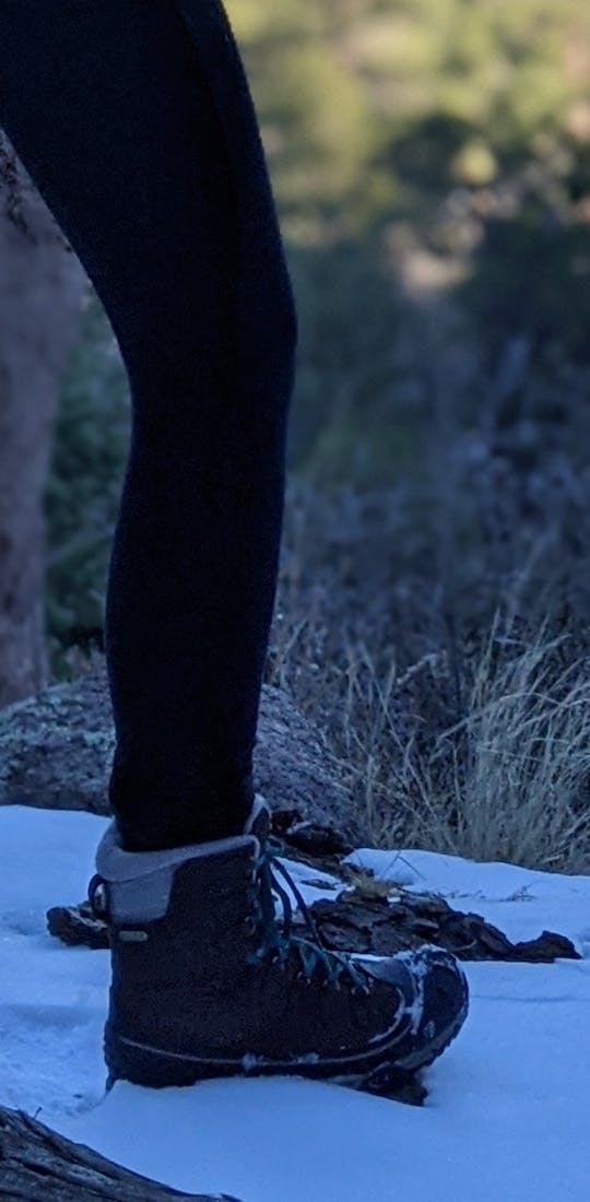 Oboz winter boots in the wild