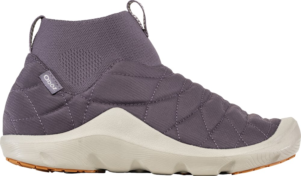 All Gender Oboz Whakatā Puffy Mid slipper shoes in Desert Plum