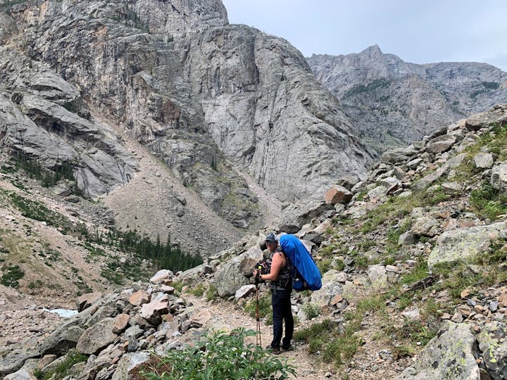 Bridger Mid hiking in the Beartooths