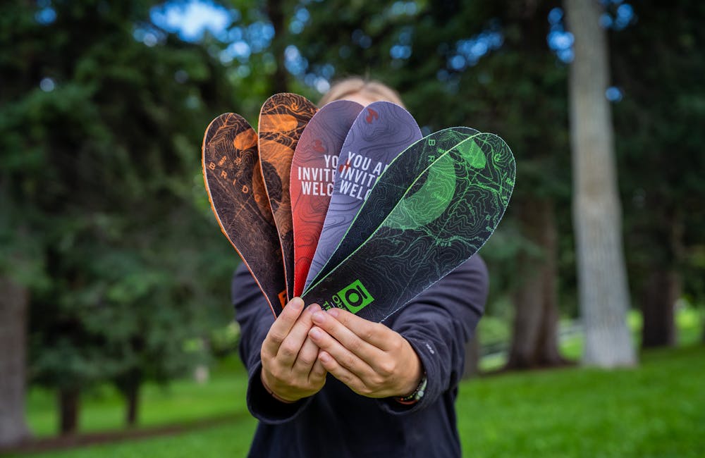 Oboz Footwear Trail replacement insole collection.