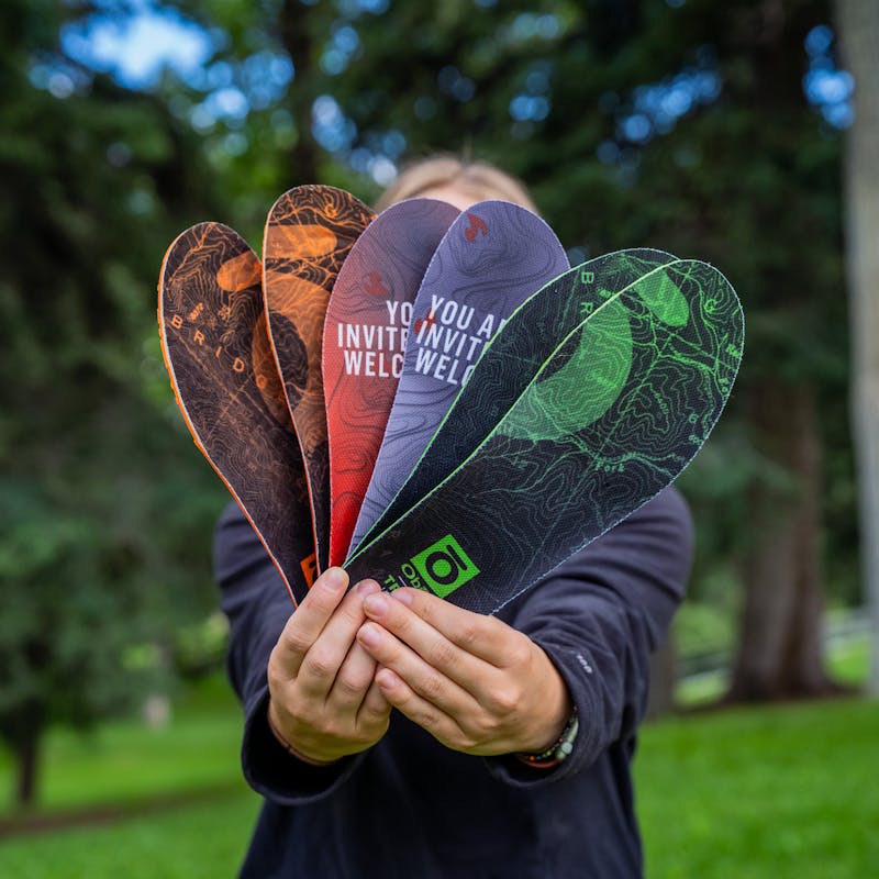 Oboz Footwear Trail replacement insole collection.