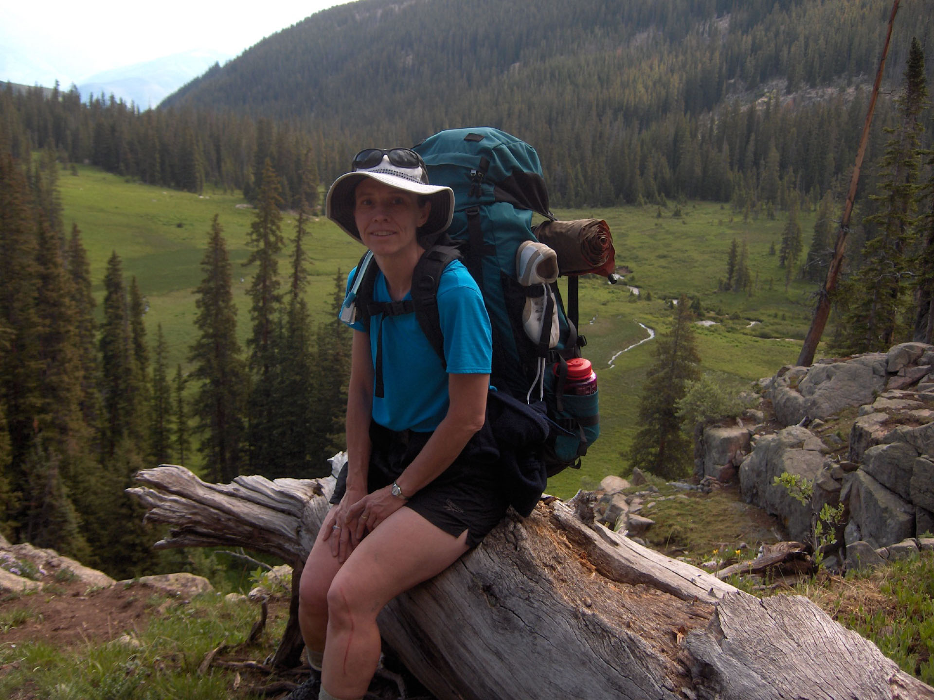 Oboz Local Hero Carol Kennedy backpacking