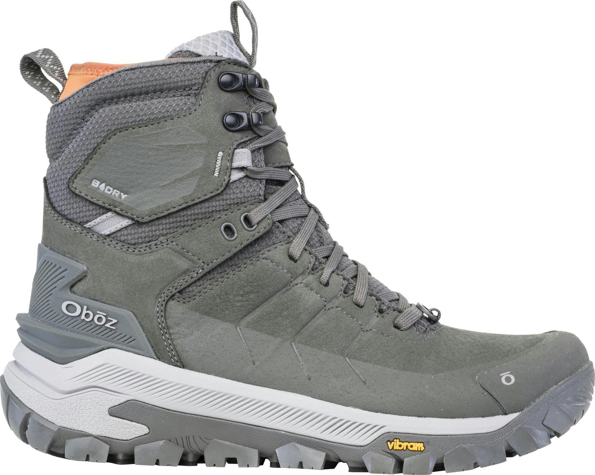 Oboz Men's Bangtail Mid Insulated B-DRY Waterproof Winter Boots.