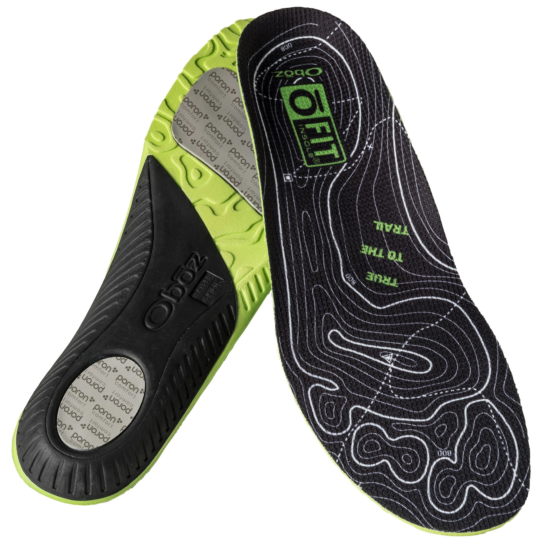 Oboz O Fit II Insoles for hiking boots and shoes.