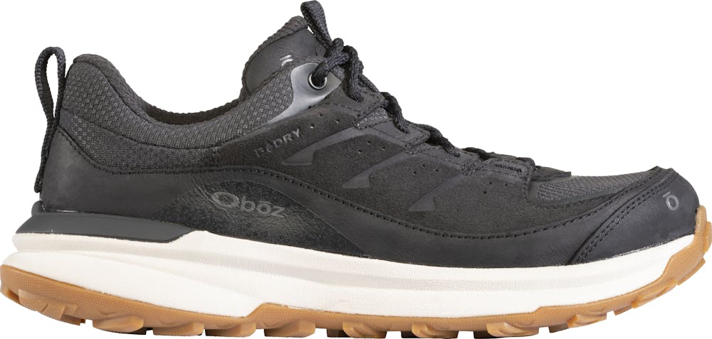 Women's Hyalite Low B-Dry Black Sea hiking shoe.