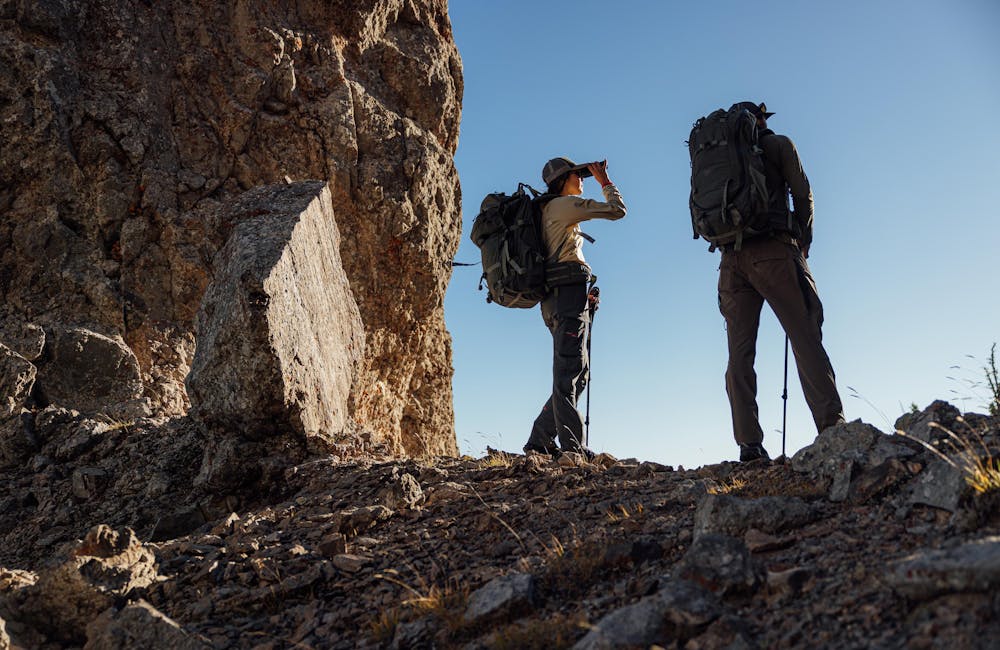 Taking in the views with the Bridger Peak GTX