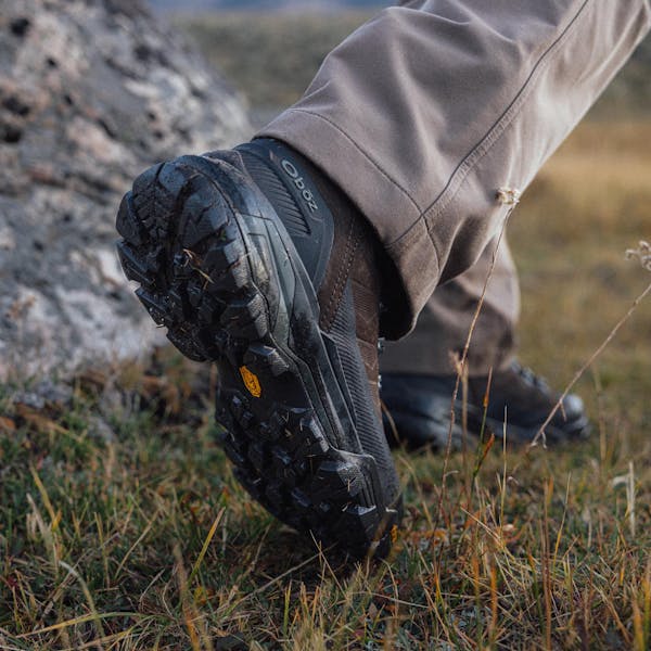 Backpacking in the Oboz Bridger Peak hiking boots.