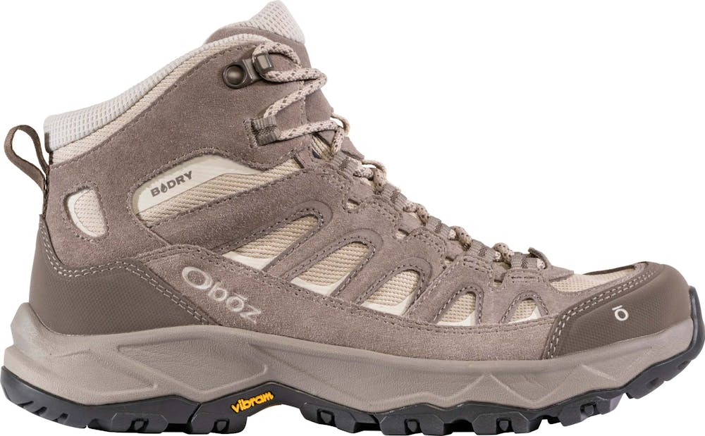 Women's Oboz Sawtooth Ascent Mid Waterproof Rockfall hiking shoe.