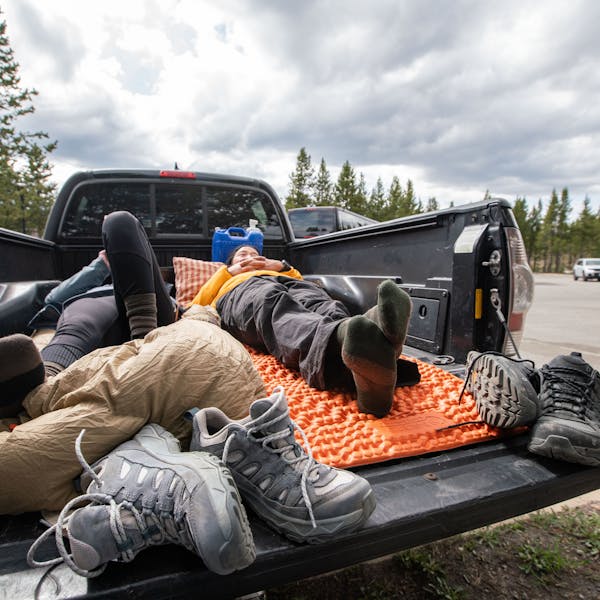Oboz Trail Merino Wool Socks for hiking.