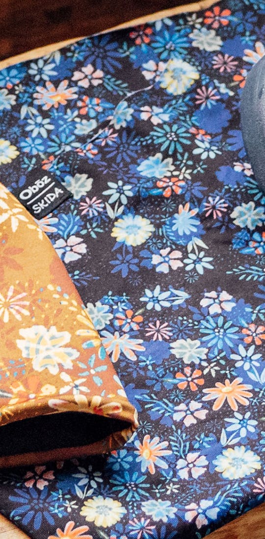 The Oboz and Skida collab patterns