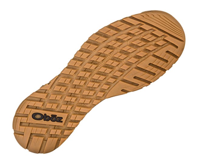 Oboz Bozeman collection outsole bottom view.