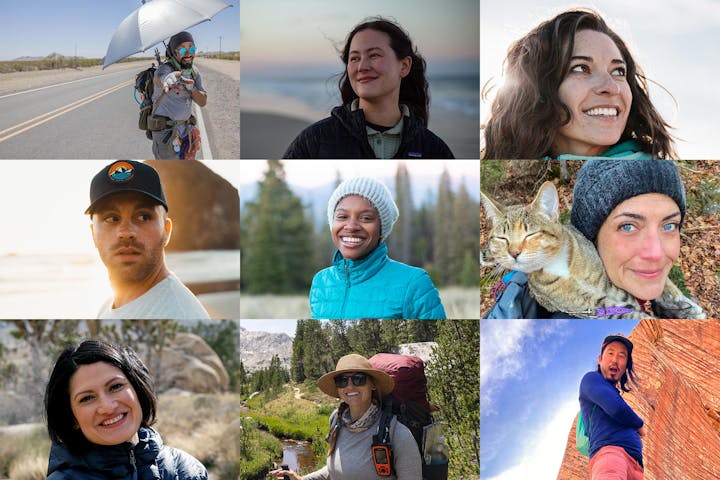 Collage of the Oboz Trailblazers